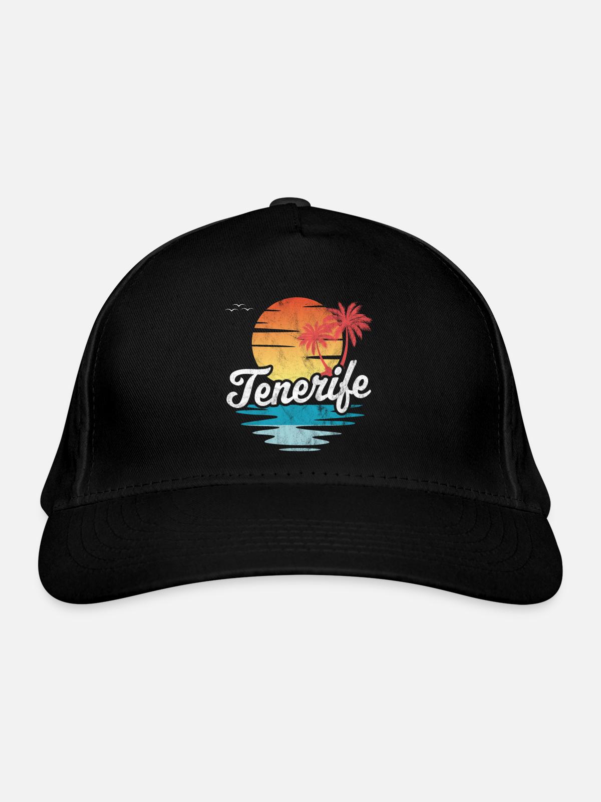 Ténérife - Casquette classique bio - noir - Devant