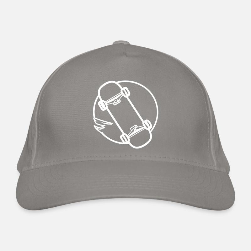 Skateboard Drawing Organic Baseball Cap