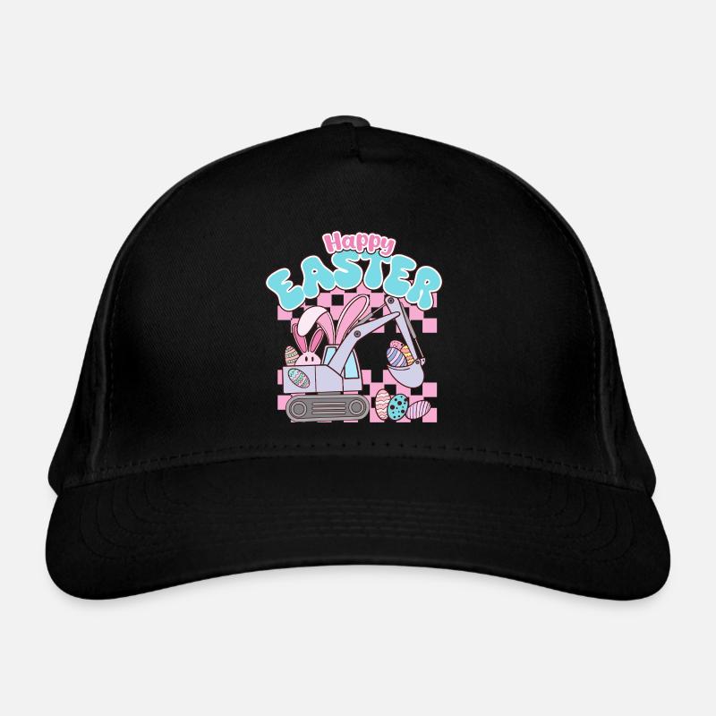 Happy Easter Organic Baseball Cap
