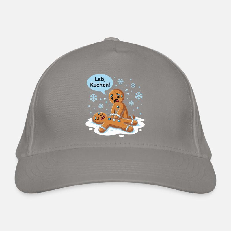 Leb Kuchen Funny German Gingerbread Pun Organic Baseball Cap