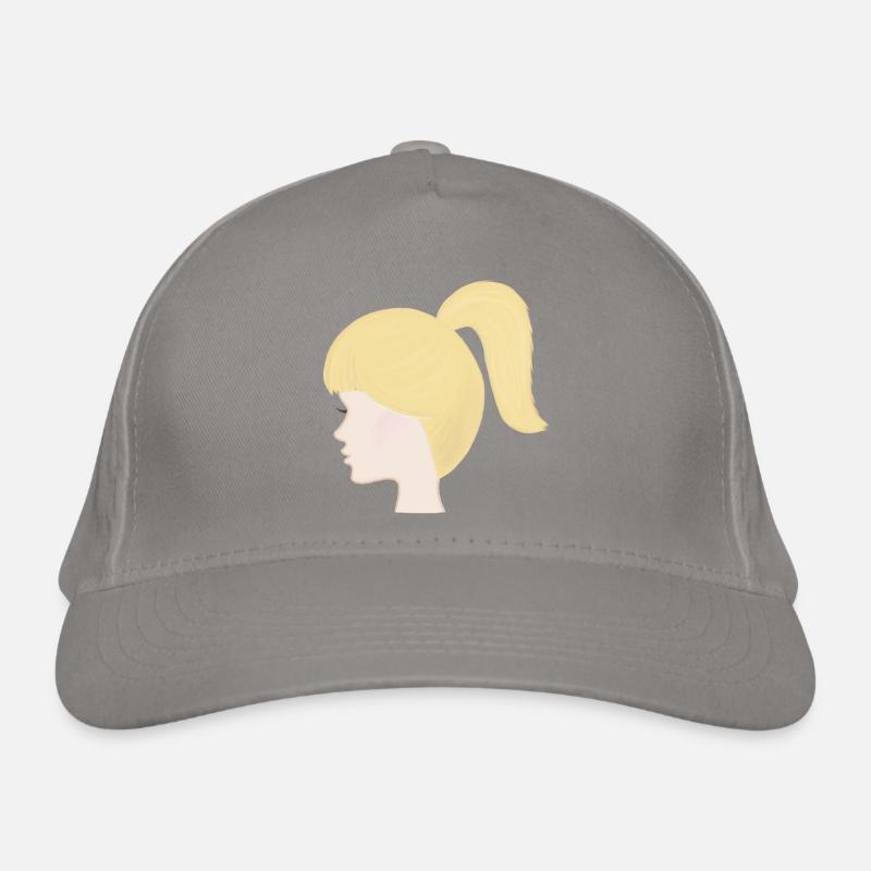 Poupée jouet à queue de cheval blonde Casquette classique bio
