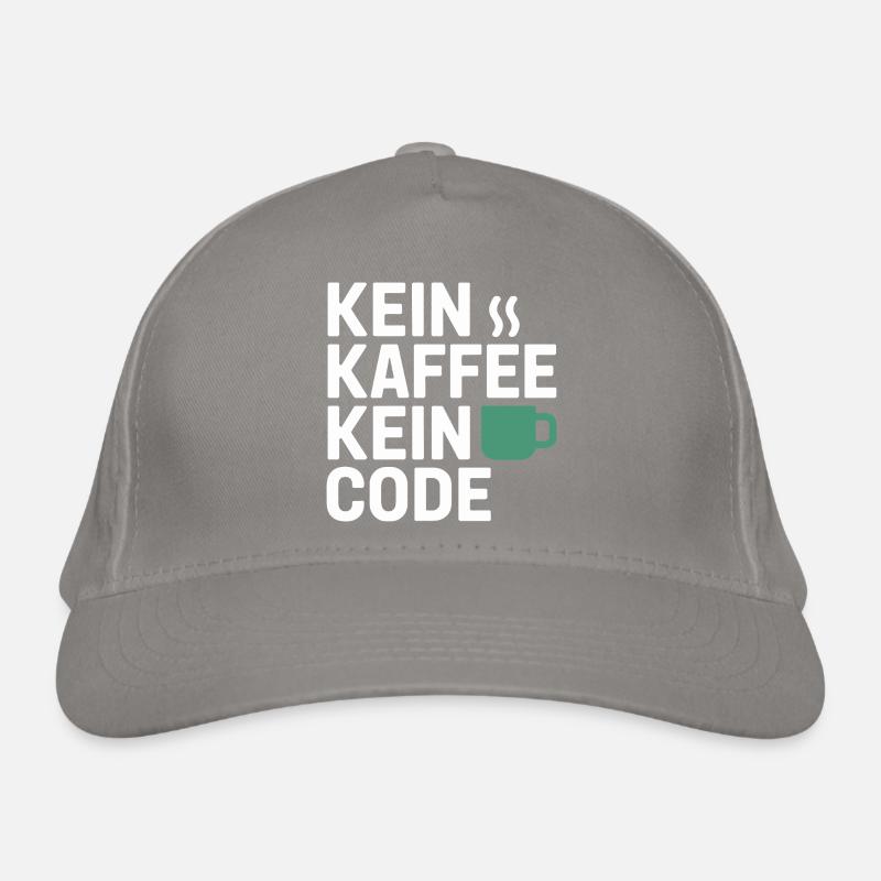 Kein Kaffee Kein Code Programmierer Informatiker Bio-Baseballkappe