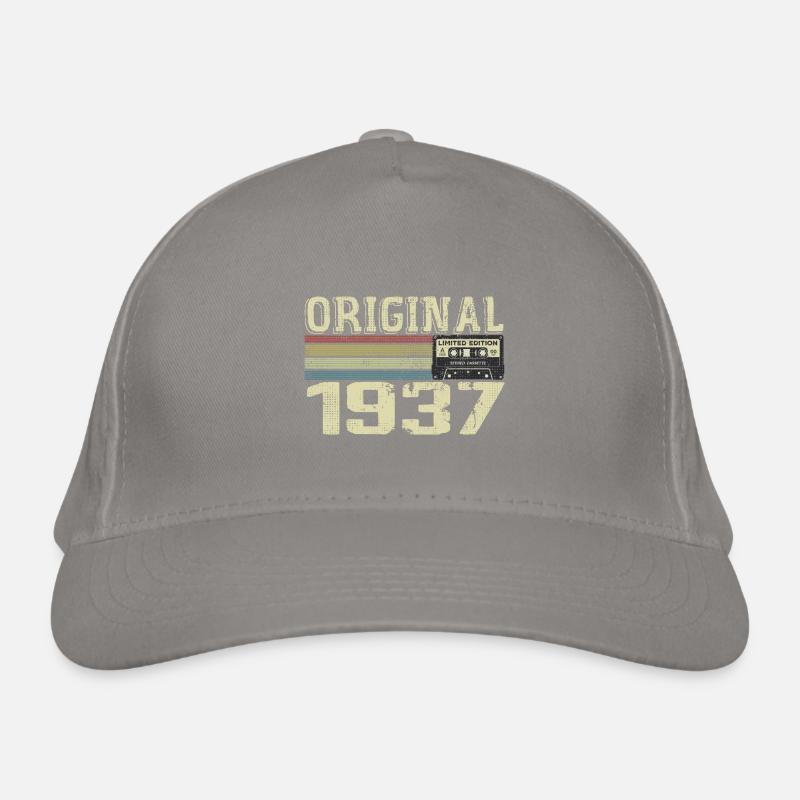 1937 Geburtstagsfeiern - 1937 Retro-Geschenk Bio-Baseballkappe