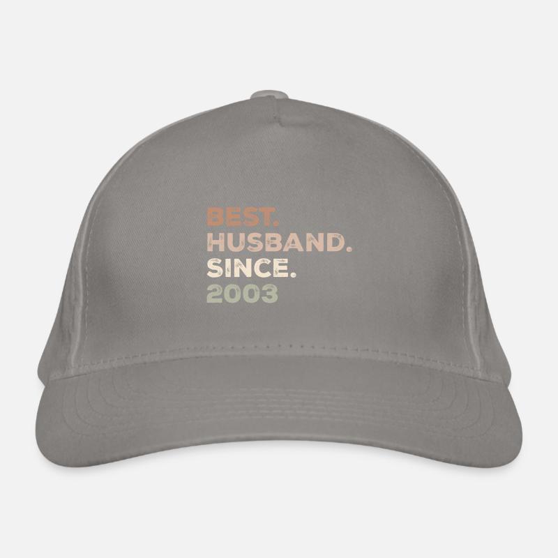 Best Husband Since 2003 Birthday Gift Organic Baseball Cap
