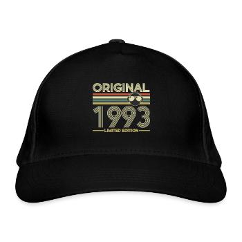 1993 - Bio-Baseballkappe - Schwarz - Vorne