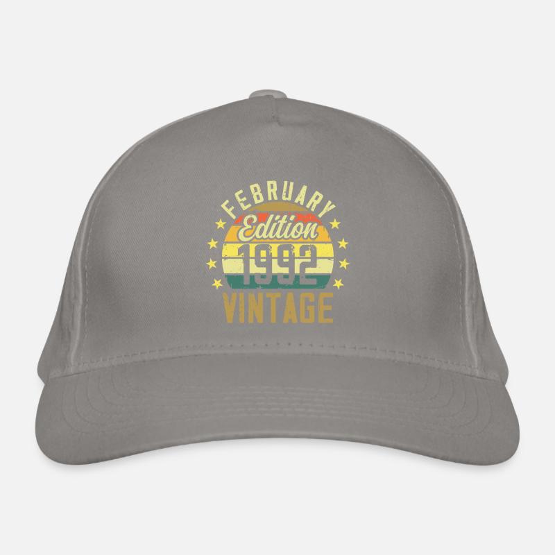 Anniversaire 32 ans - Cadeau Février 1992 - 32e Casquette classique bio