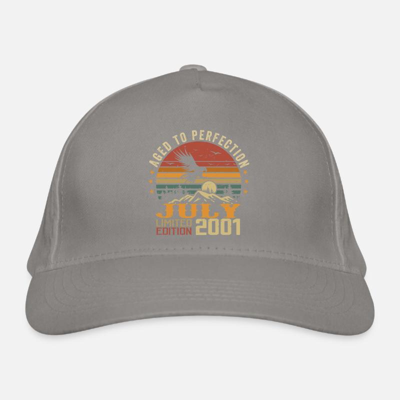 Vintage July 2001 Anniversary July 2001 Organic Baseball Cap