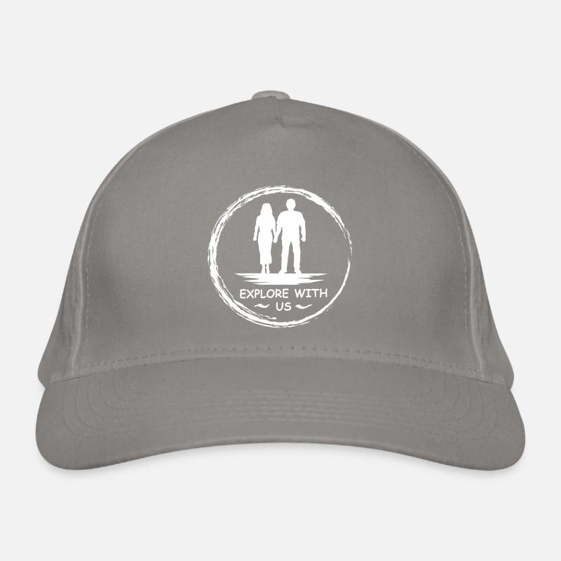 Explore with us - Couple Organic Baseball Cap