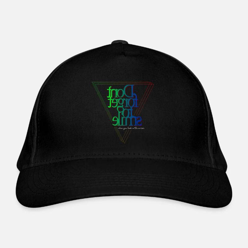 N’oubliez pas de sourire - Miroir inversé Casquette classique bio
