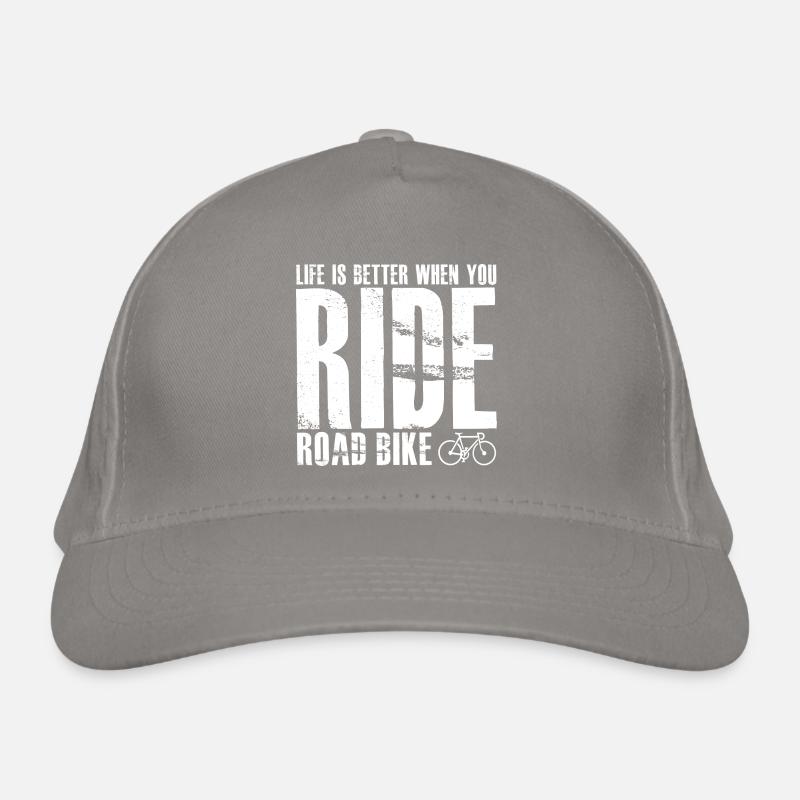 Roulez en vélo de route Casquette classique bio