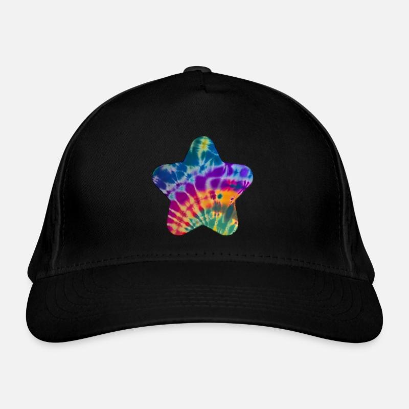Groovy Tie Dye Star Casquette classique bio