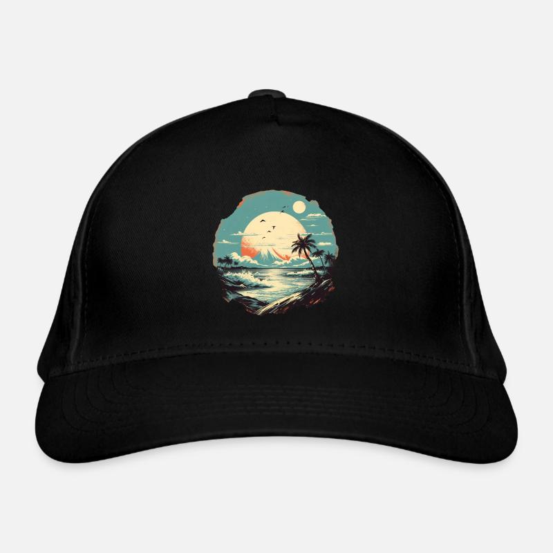 Beach Organic Baseball Cap
