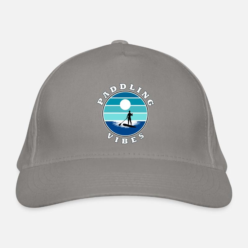Paddling Vibes -rétro- Paddle Boarder Casquette classique bio