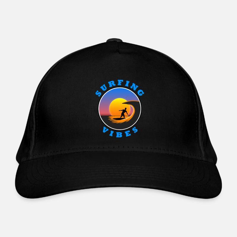 Surfing Vibes - Sun - surfer Organic Baseball Cap