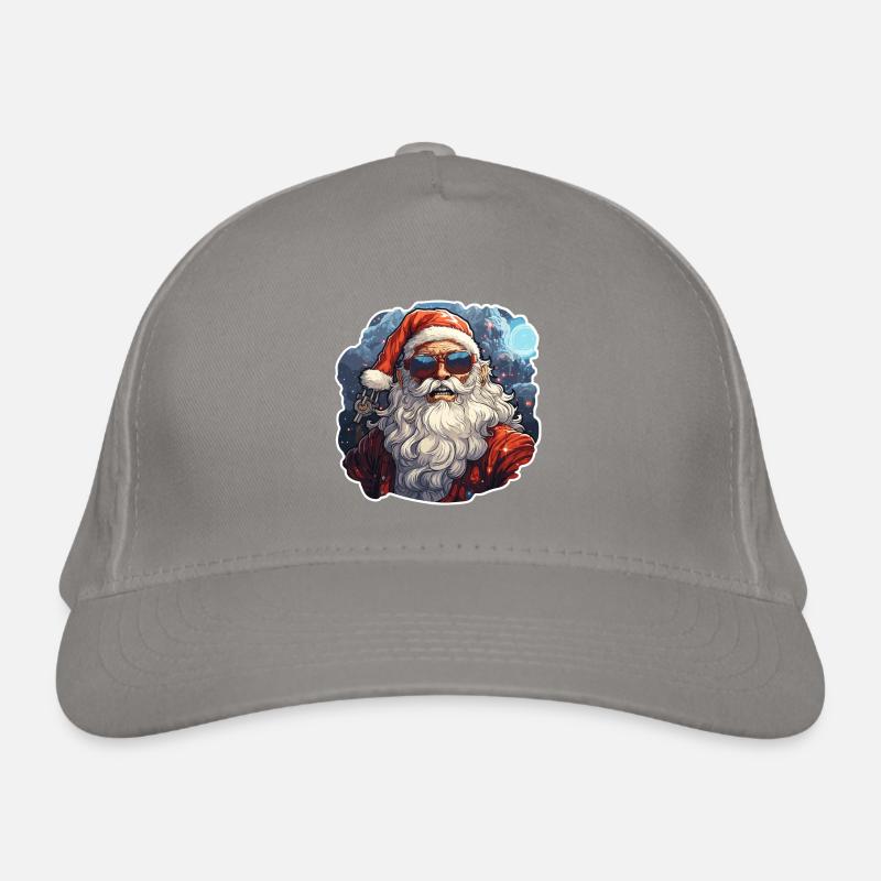 Weihnachtsmann - Illustration Bio-Baseballkappe
