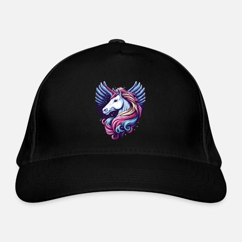 LICORNE CONTE DE FÉES PRINCESSE CHÂTEAU MAGIQUE CRÉATIF Casquette classique bio