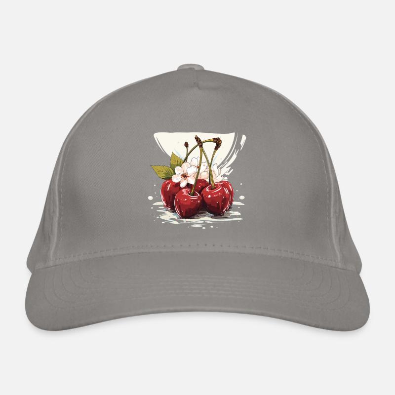 Cerisier - illustration Casquette classique bio