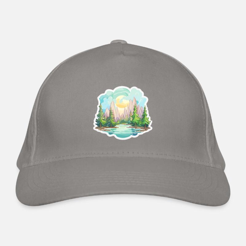 Paysage - Illustration Casquette classique bio