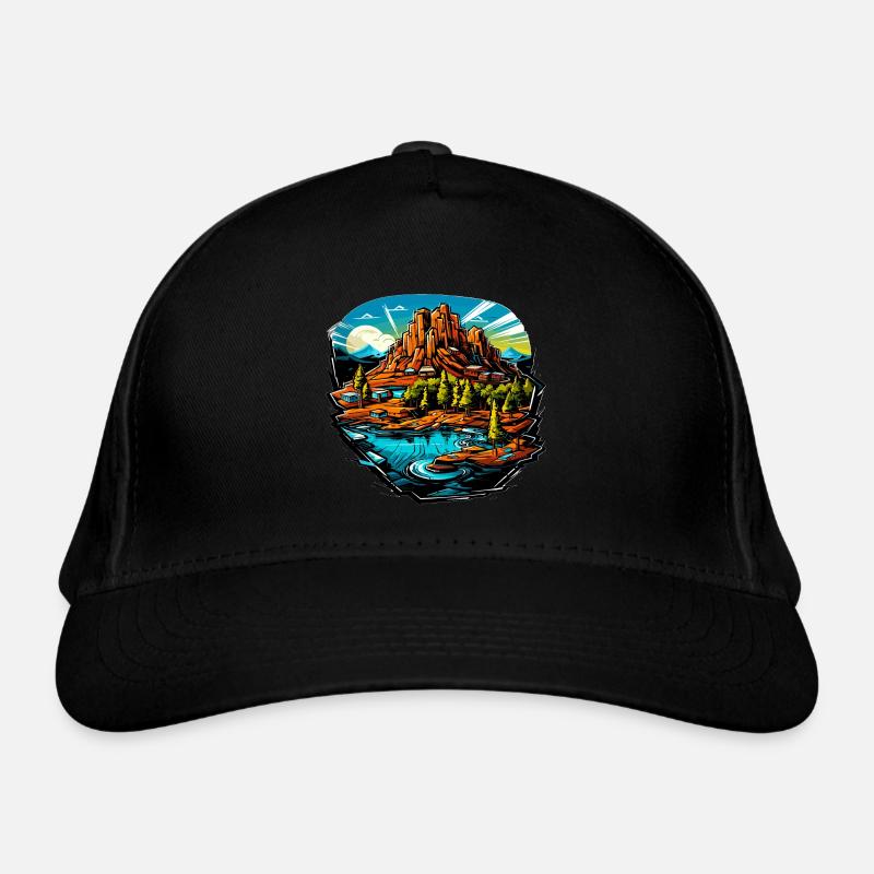 Paysage - Illustration Casquette classique bio