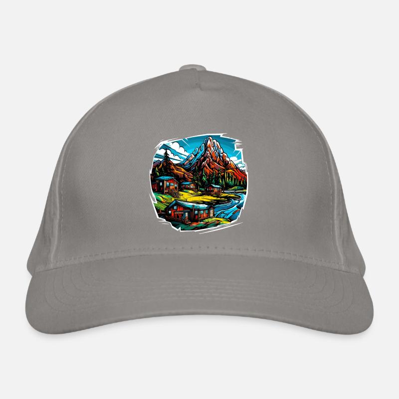 Paysage - Illustration Casquette classique bio