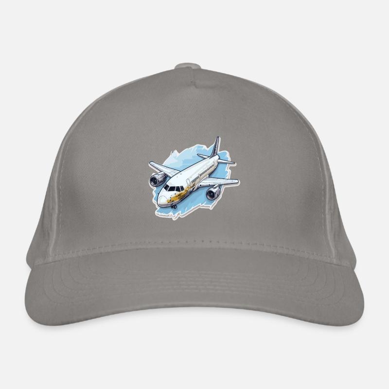 Avion - illustration Casquette classique bio
