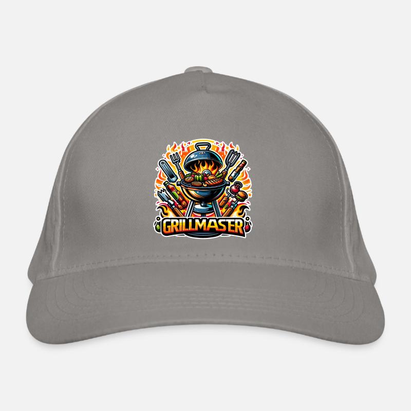GrillMaster - Grill Illustration Organic Baseball Cap