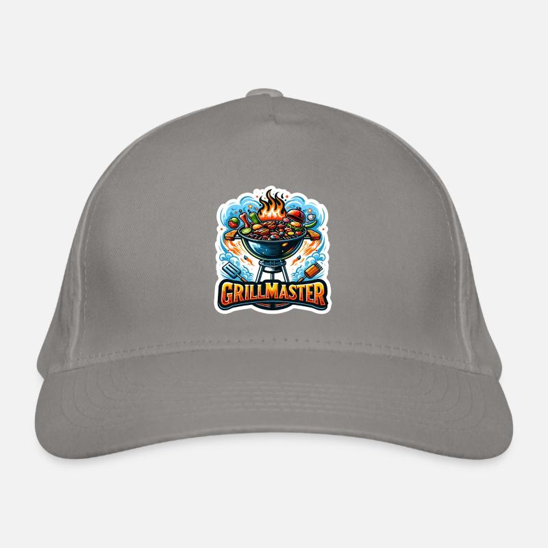 GrillMaster - Grill Illustration Organic Baseball Cap