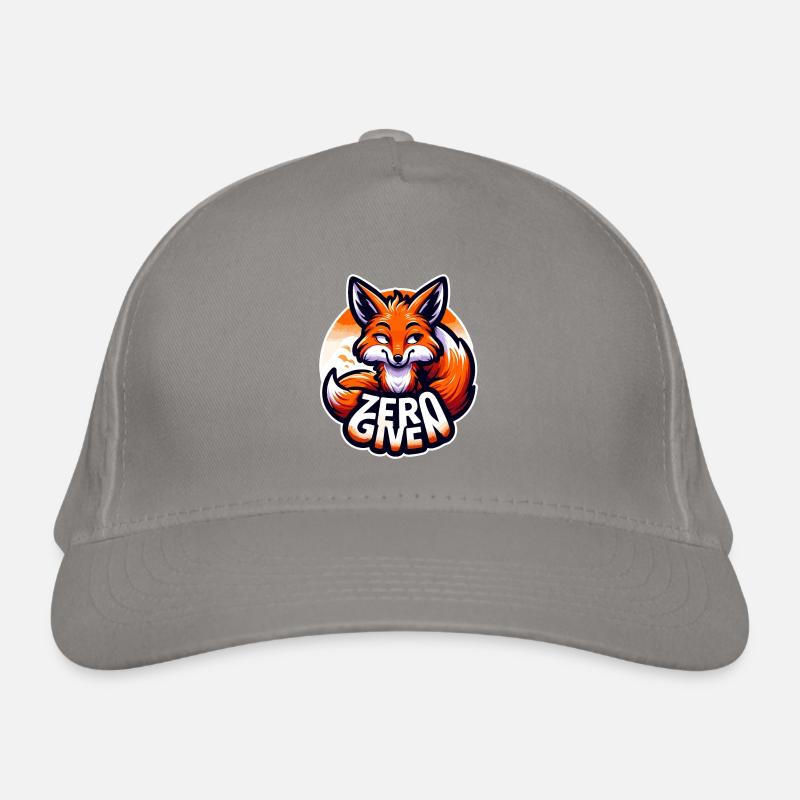 Zéro donné - Illustration de renard Casquette classique bio