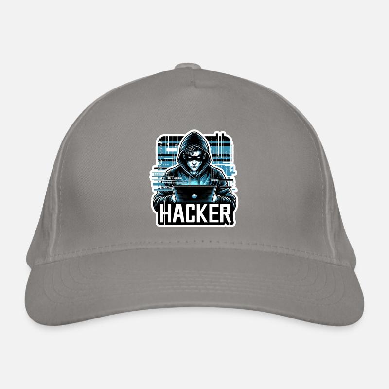 Hacker - Illustration Casquette classique bio