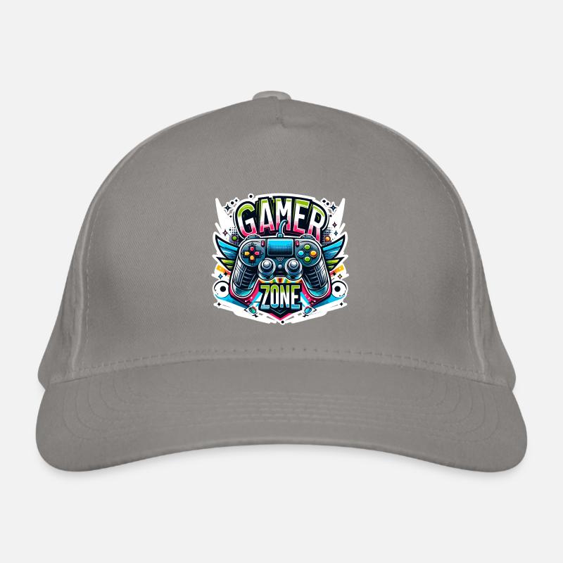 Gamer Zone - Controller Illustration Organic Baseball Cap
