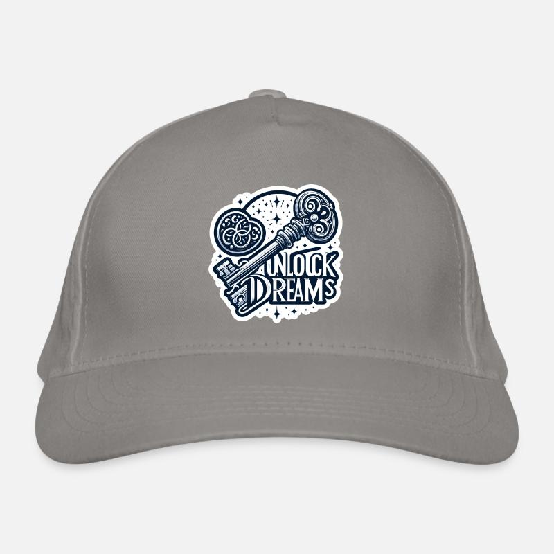 Déverrouiller les rêves - Illustration clé Casquette classique bio