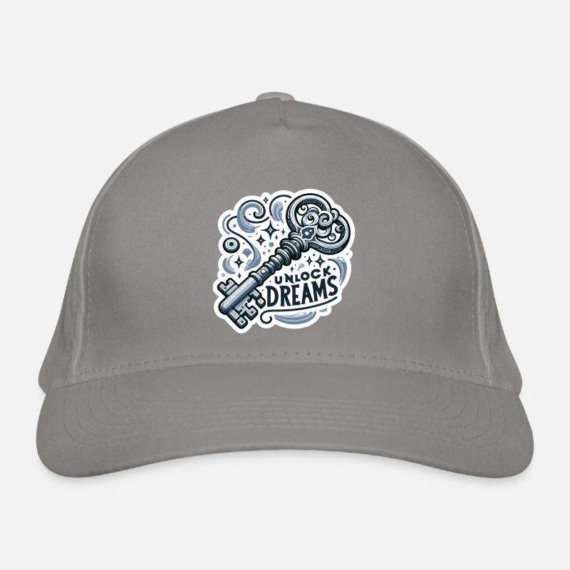 Déverrouiller les rêves - Illustration clé Casquette classique bio