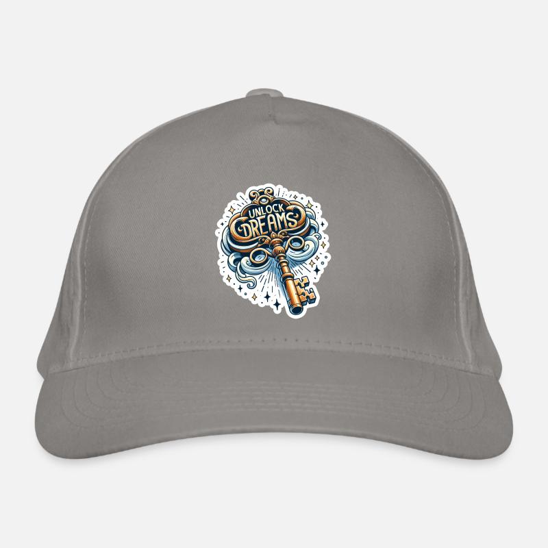Unlock Dreams - Key Illustration Organic Baseball Cap
