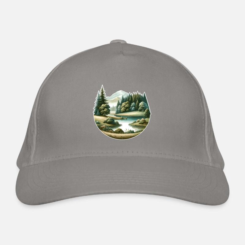 Paysage - Illustration Casquette classique bio