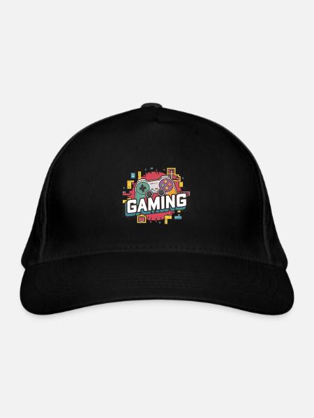 Gaming - Controllers - Organic Baseball Cap - black - Front