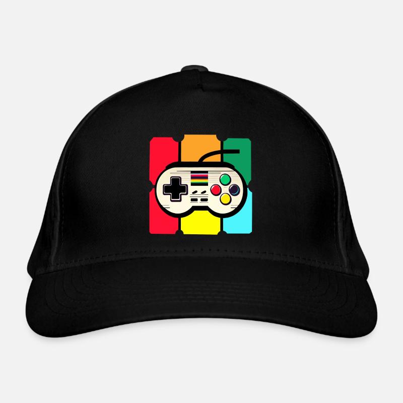 Couleur de jeu rétro Casquette classique bio