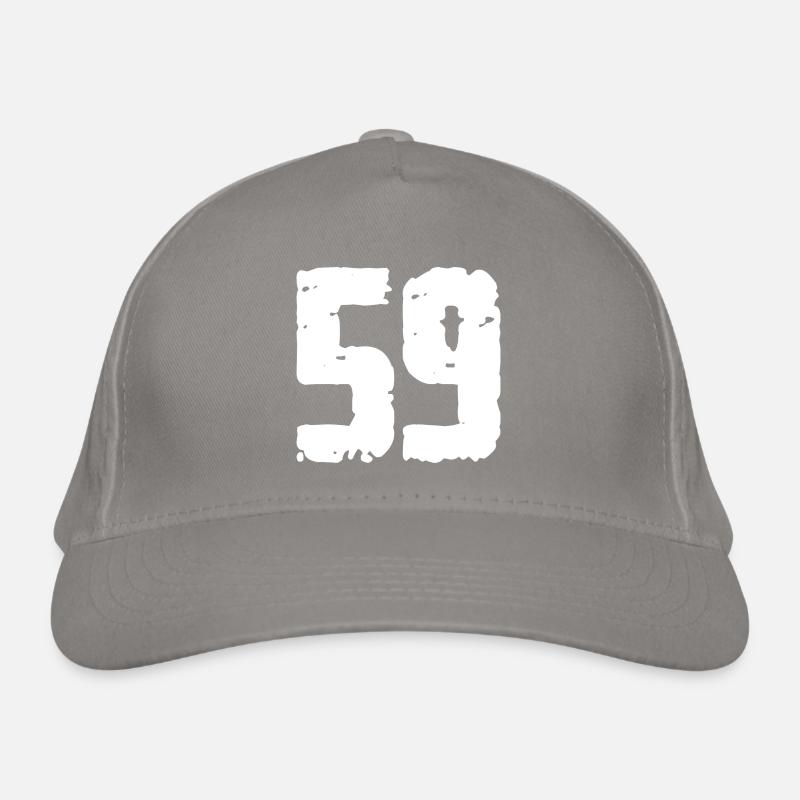 59 Number Vintage Organic Baseball Cap