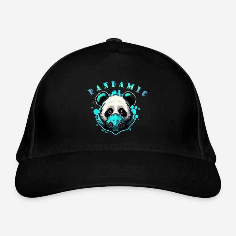 Panda-Pandamic Bleu Casquette classique bio