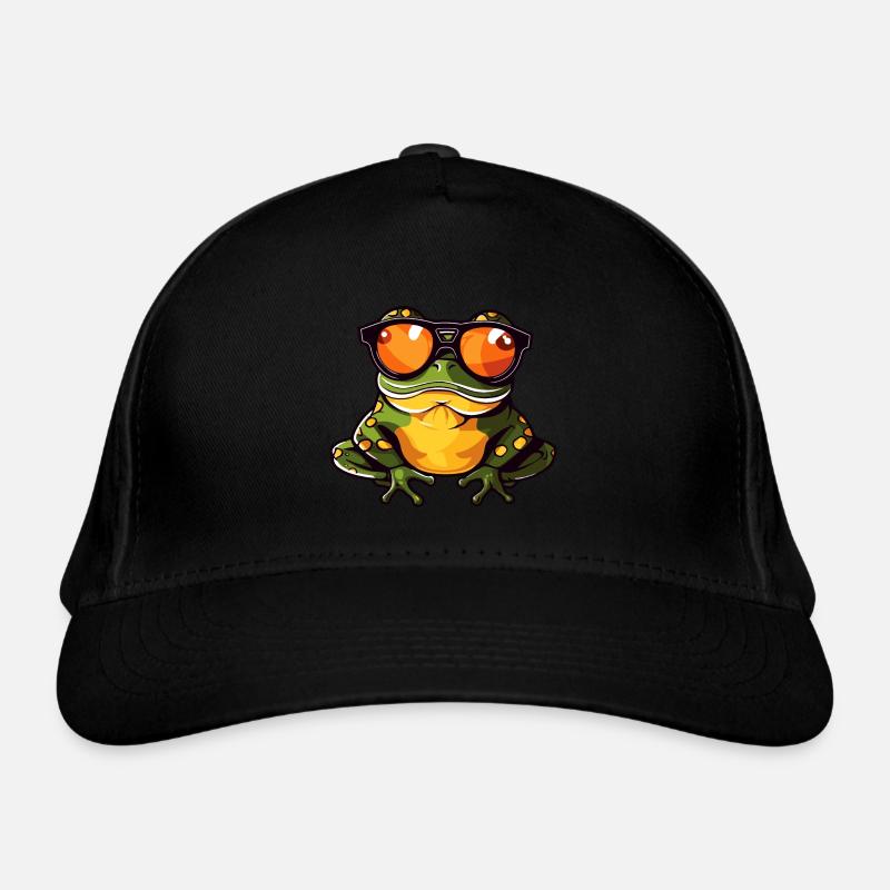 Frosch Lustig Cool Bio-Baseballkappe