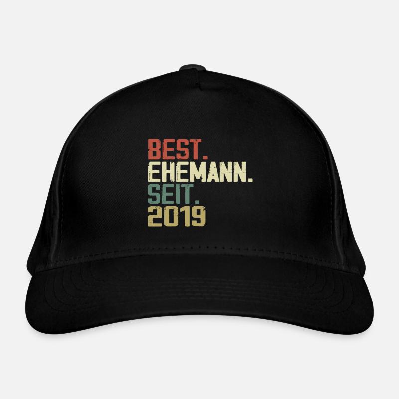 Best Ehemann Seit 2019 Geburtstagsgeschenk 2019 Bio-Baseballkappe