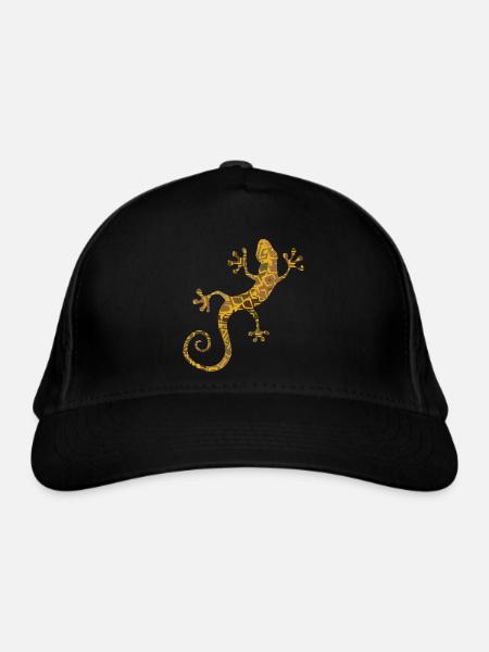 geco oro giallo marrone - Berretto da baseball green - nero - Fronte