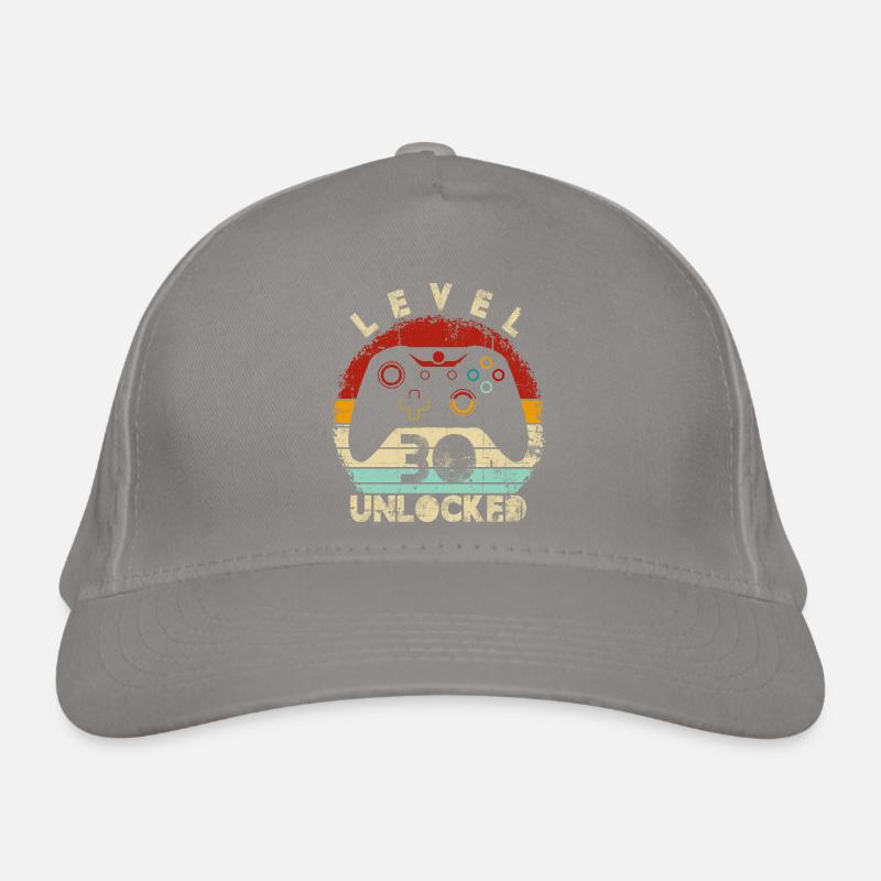 Level Unlocked Controller Retro Organic Baseball Cap