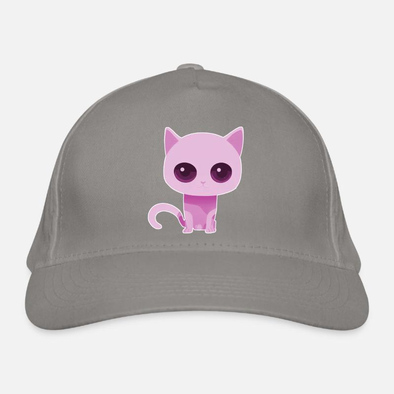 petit chat rose Casquette classique bio
