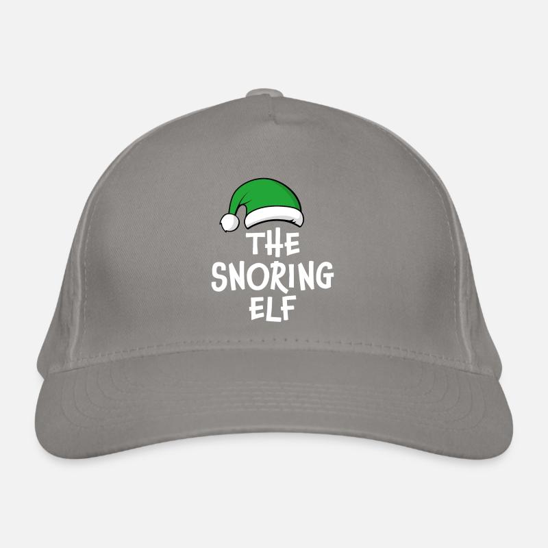 The Snoring Elf Organic Baseball Cap