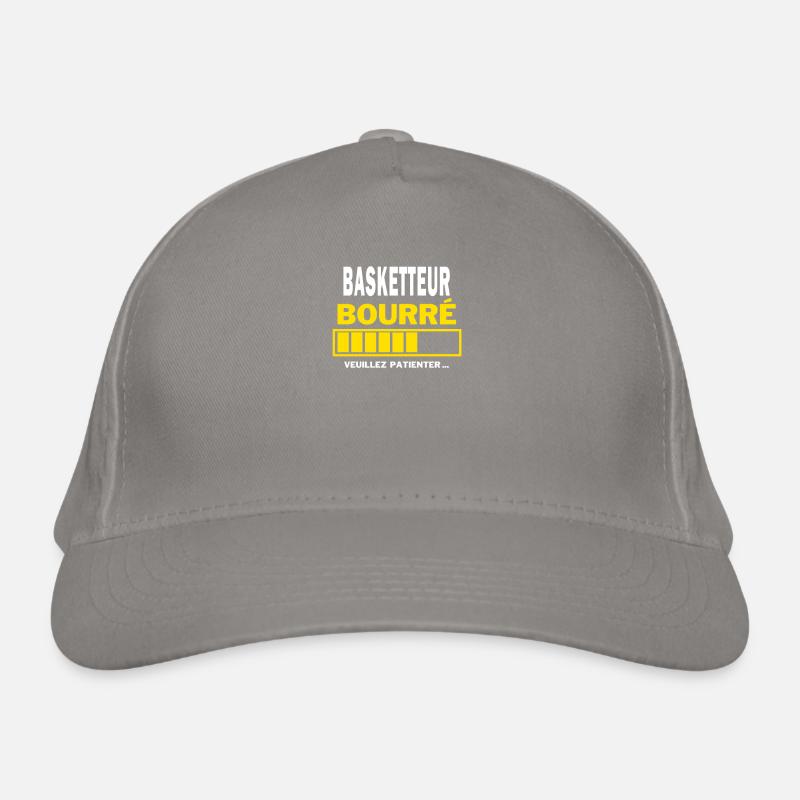 BASKETTEUR bourré HUMOUR Casquette classique bio