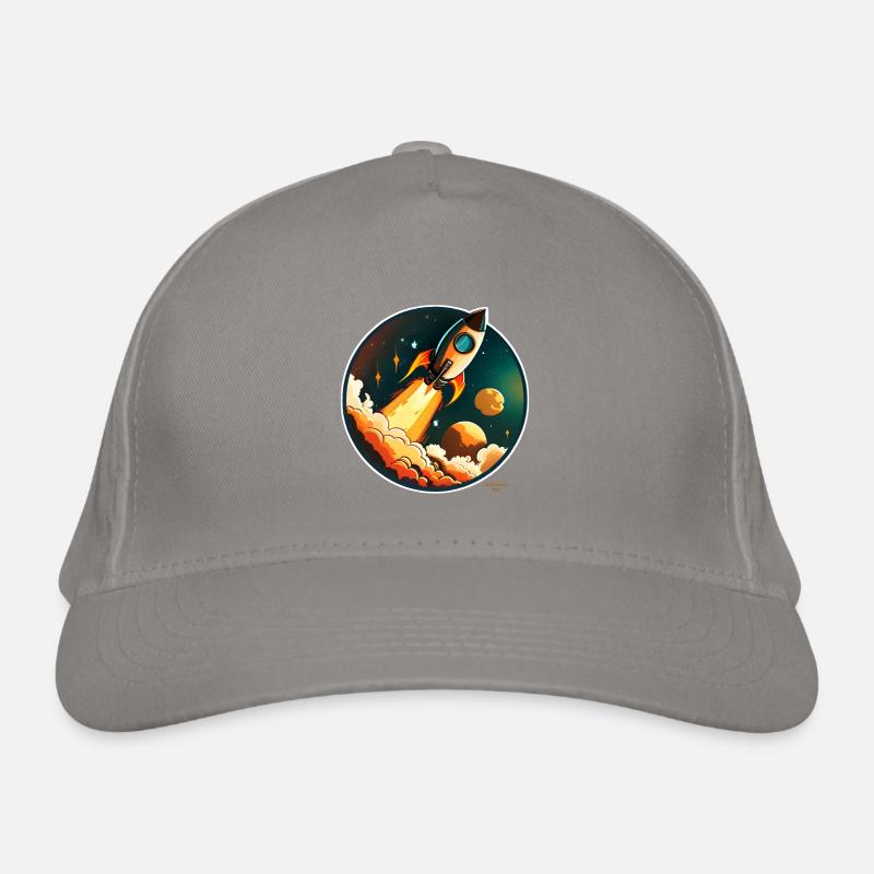 Fusée en route vers l'espace Casquette classique bio