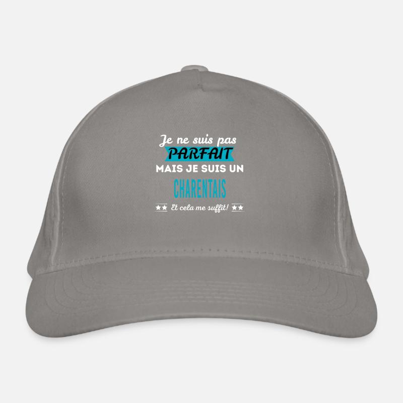 Je ne suis pas parfait CHARENTAIS Casquette classique bio