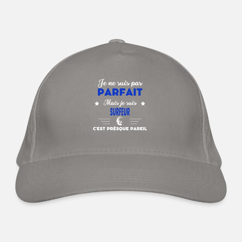je ne suis pas parfait - idée de cadeau surfeur Casquette classique bio
