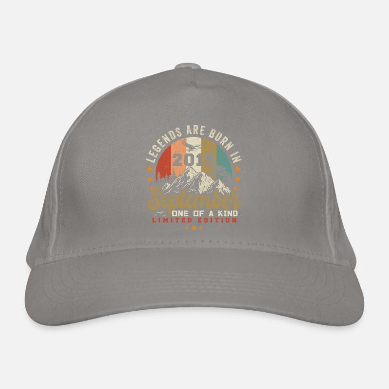 Septembre 2015, né en septembre 2015 Casquette classique bio