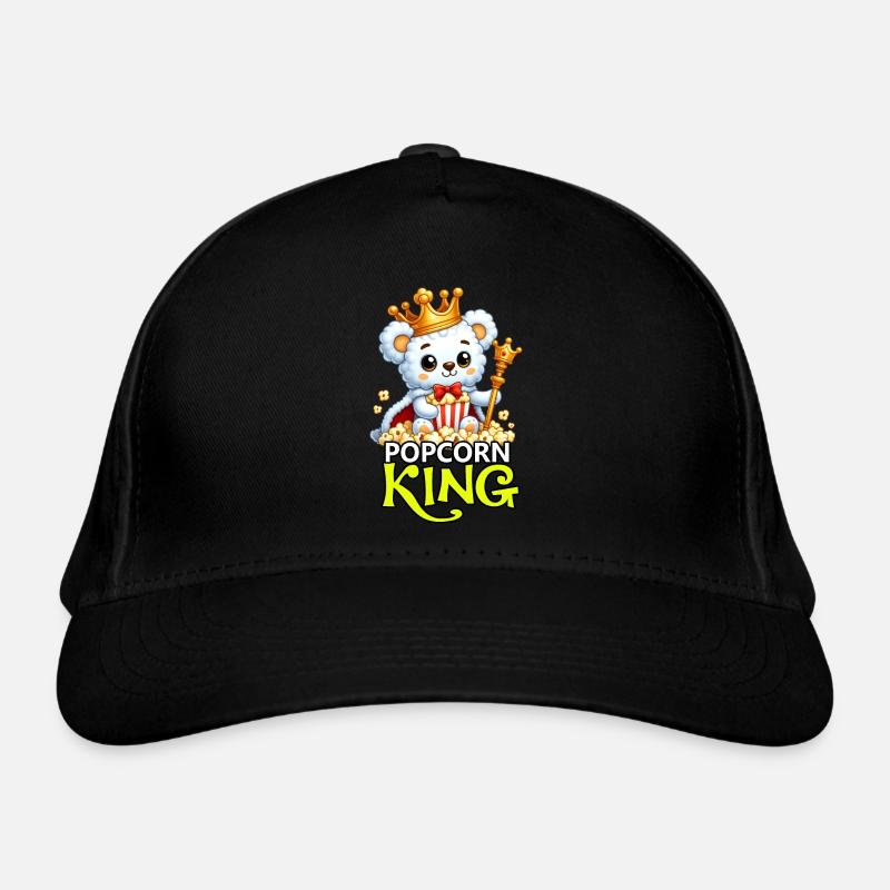 Roi des ours en pop-corn Casquette classique bio